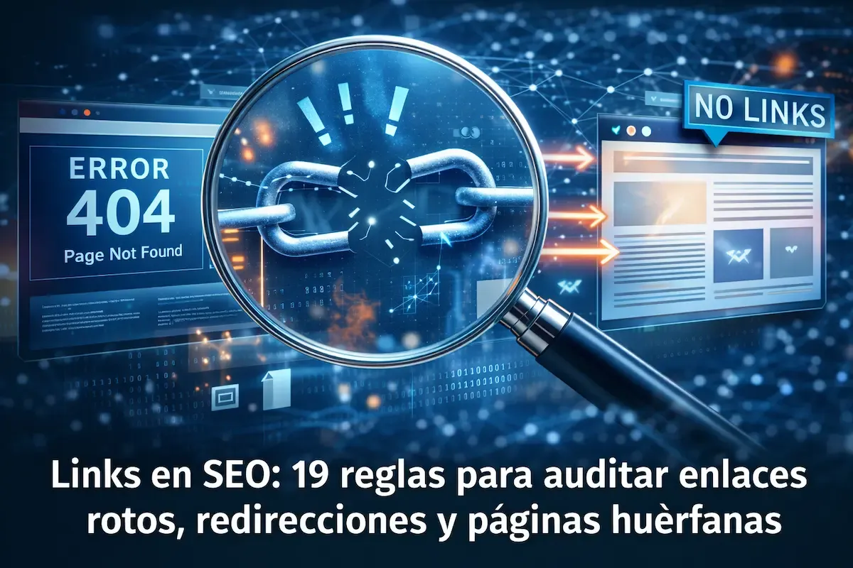 Links en SEO: 19 reglas para auditar enlaces rotos, redirecciones y páginas huérfanas