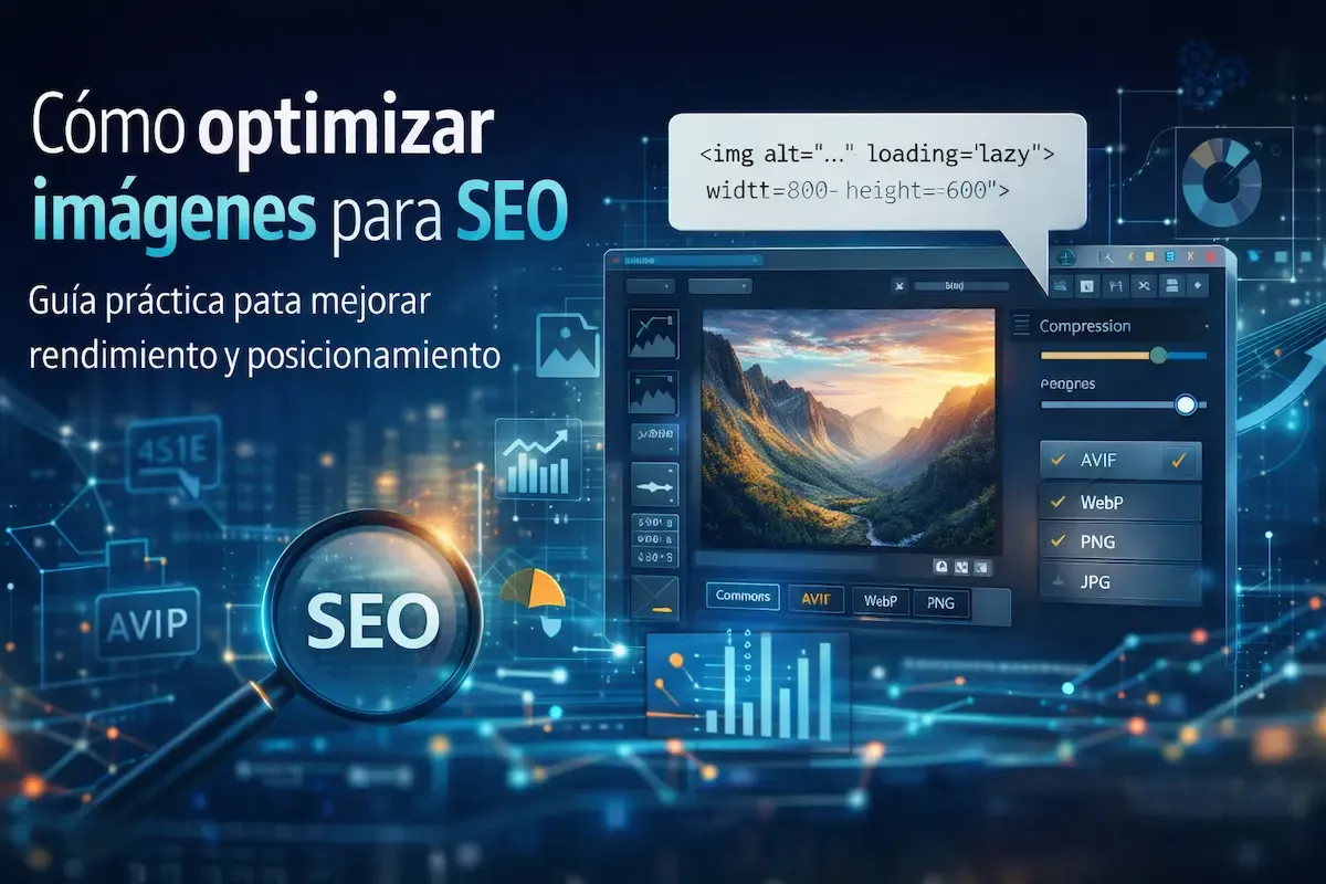 Cómo optimizar imágenes para SEO: guía práctica para mejorar rendimiento y posicionamiento