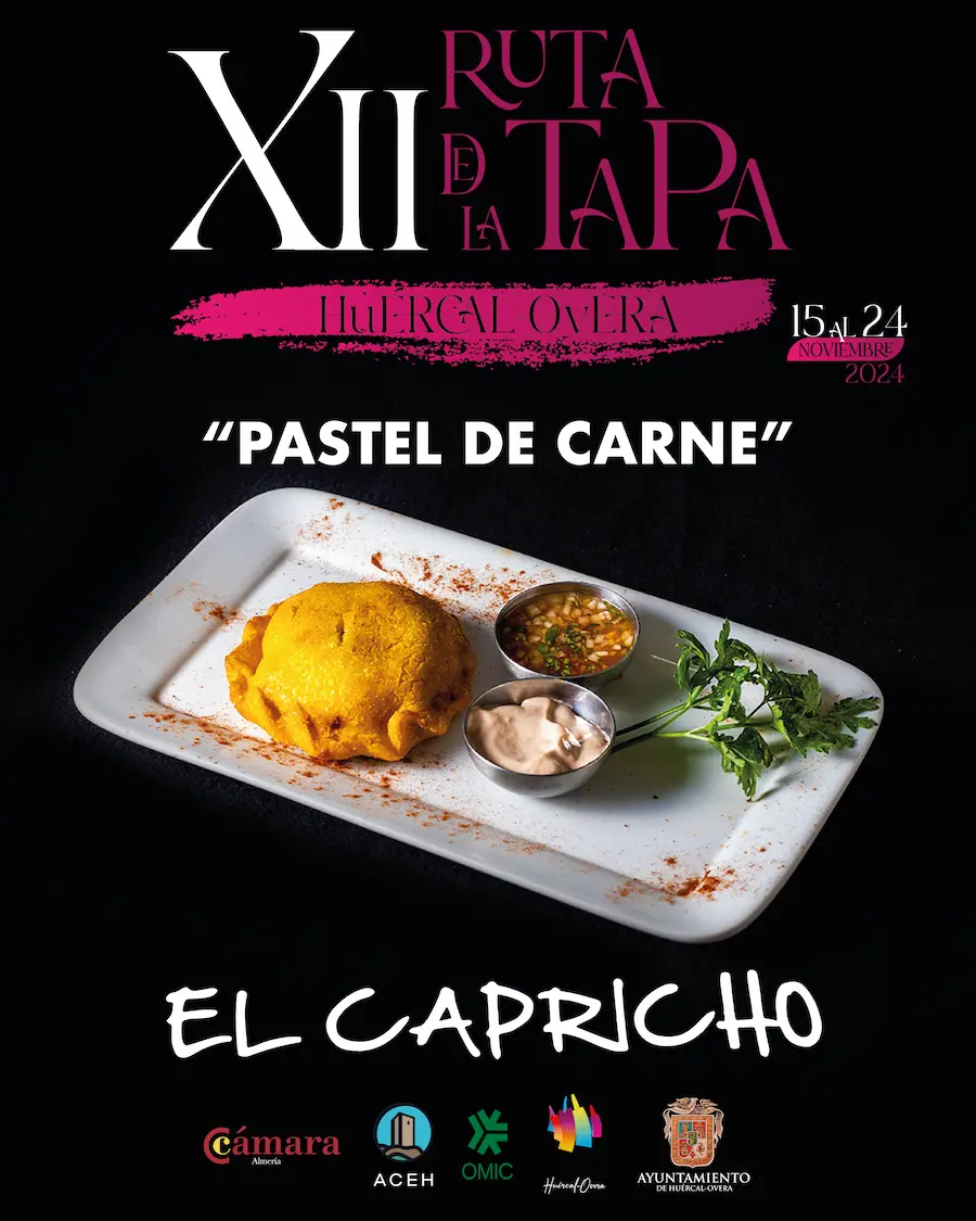 Tapa  del Capricho para la ruta de la tapa Huércal-Overa 2024